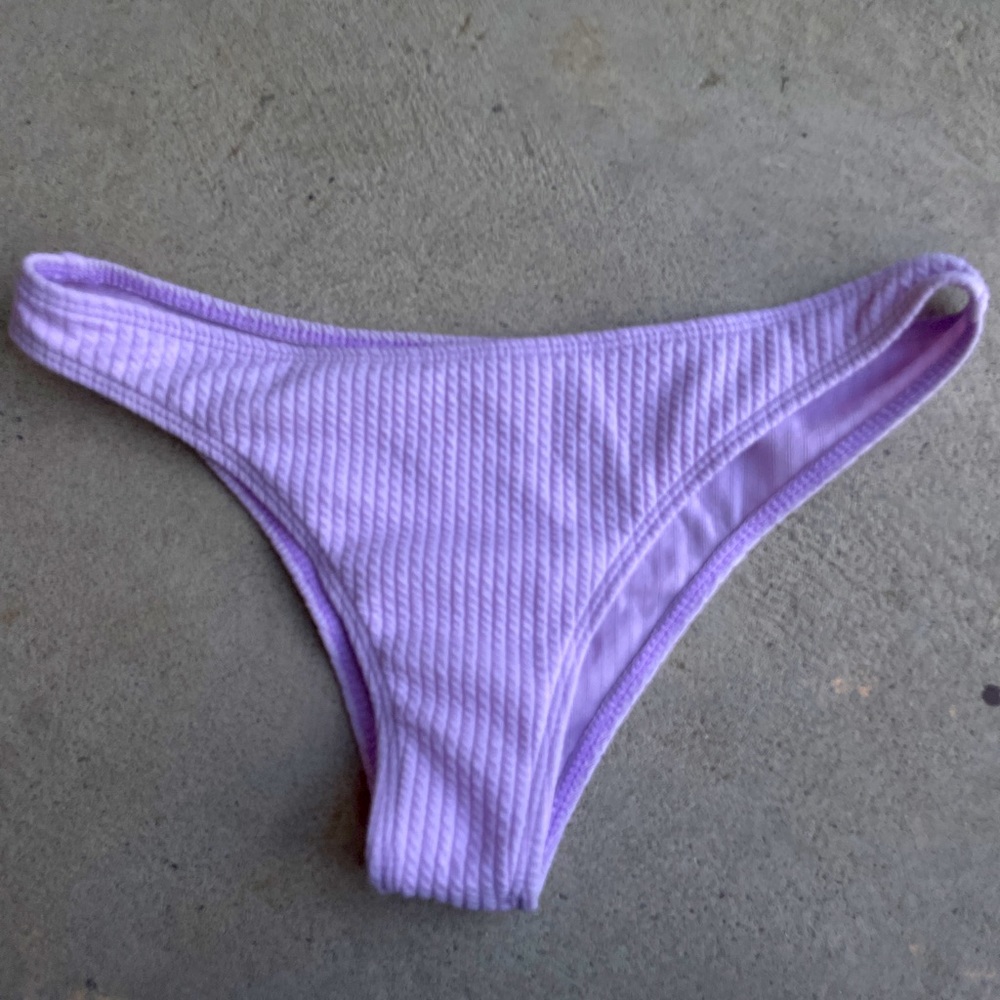Purple bikini bottom